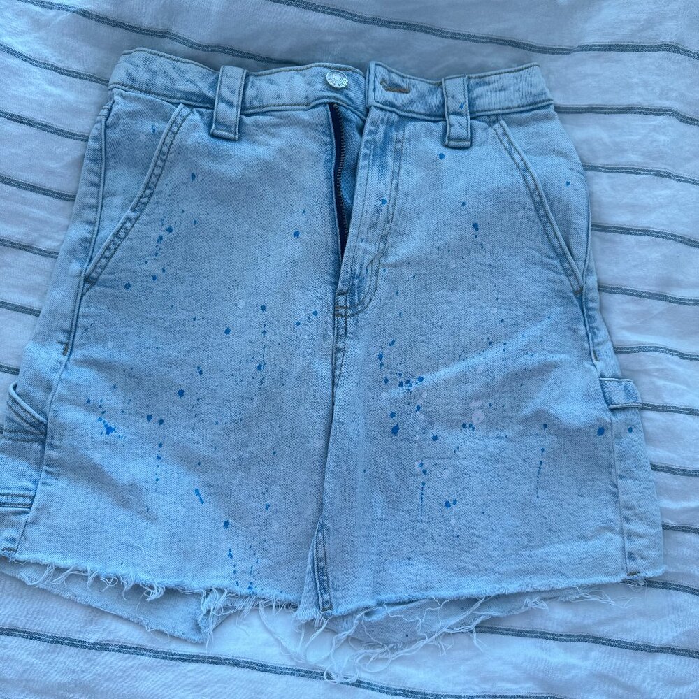 Wild Fable paint splashed Jean Shorts